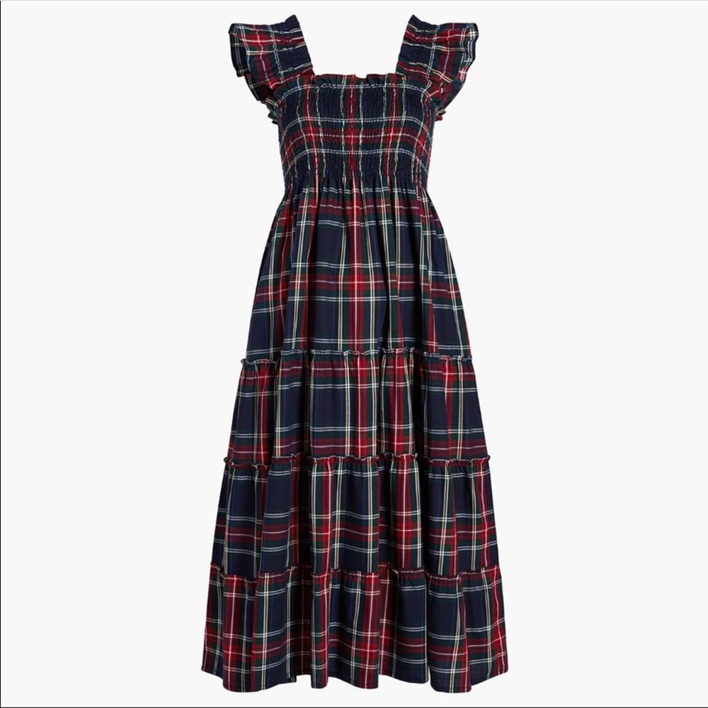 Hill House Navy Tartan Nap Dress